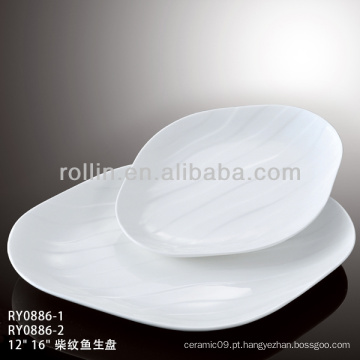 Popular porcelana prato oval